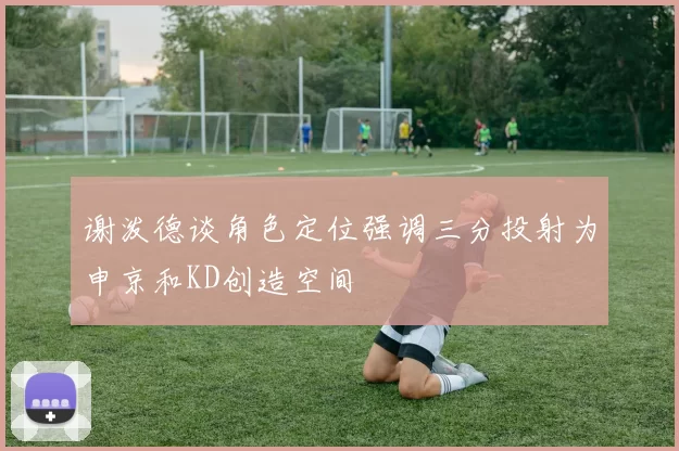 谢泼德谈角色定位强调三分投射为申京和KD创造空间